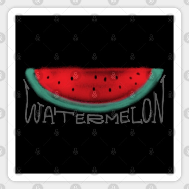 watermelon Magnet by zzzozzo